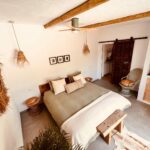 The W Suite bedroom with its kingsize bed